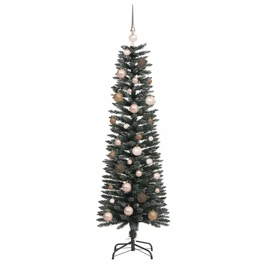 Albero di Natale artificiale con 150 LED Verde 150 cm 3395926