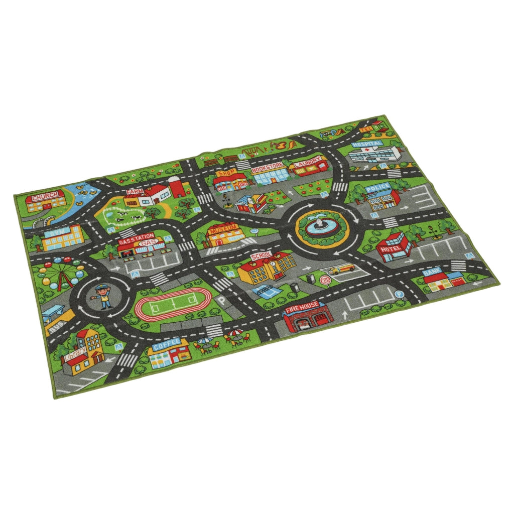 Tappeto Gioco Bambini 160x100cm ¨C Xylo ¨C Antiscivolo Motivo Citt¨¤
