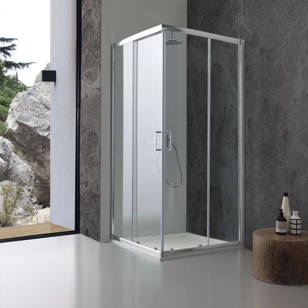Box doccia 80x80 trasparente scorrevole