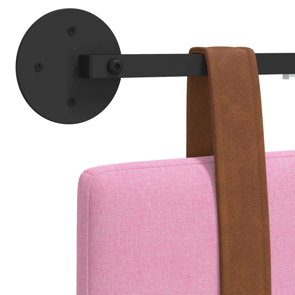 Testiera | Testata sospesa Con luce LED Rosa PU Antico