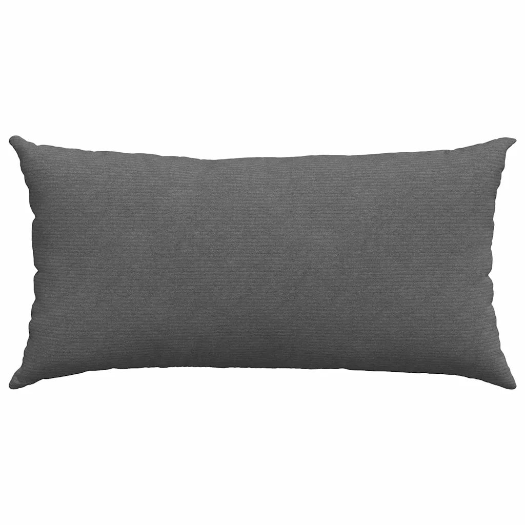 Cuscini da Divano 2 pz | Cuscini per sedie Grigio scuro 80 x 40 cm