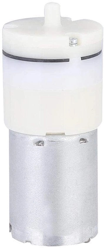Pompa d'aria Mini - Motore 6V DC - Pompa d'aria silenziosa - Pompa d'aria per acquario - Piedini in gomma - Materiale plastico duraturo - Pompa d'aria per acquario