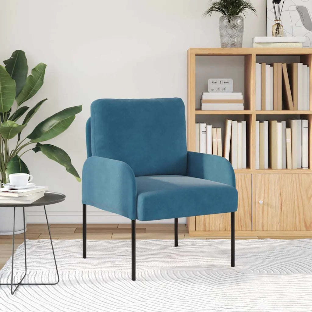 Divani con cuscino 55cm Blu Legno compensato 42023437