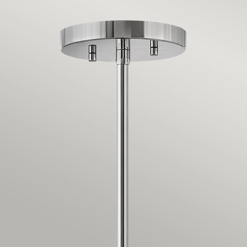 Lampada soffitto Graham nichel lucido 4xE14 58cm Hinkley