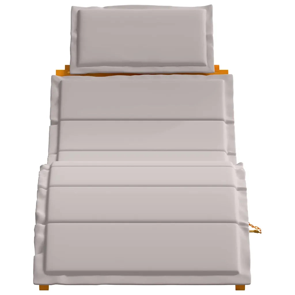 Lettino prendisole 2 pcs Talpa Legno di Acacia Massello 4107098