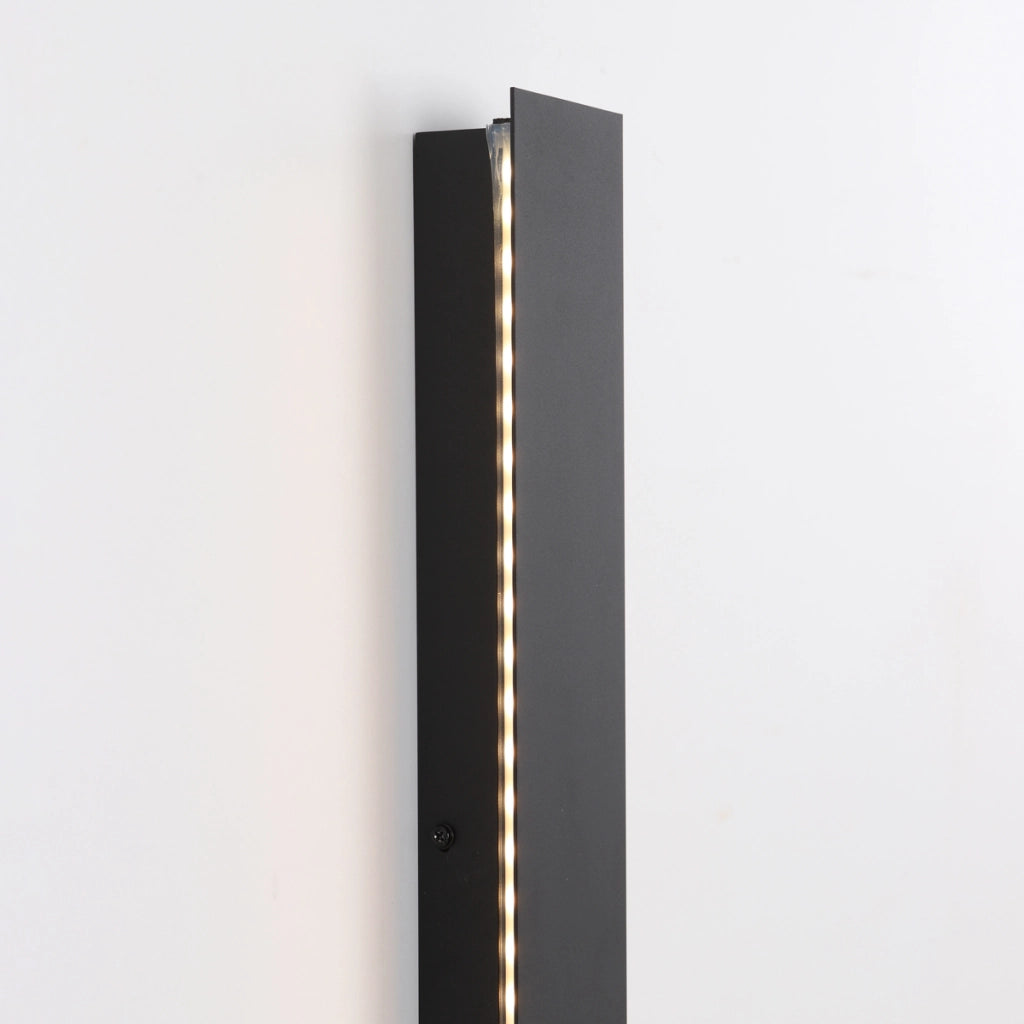 Applique esterna moderna nera 120cm LED 29W Italux Mutti