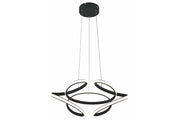 Lampada a sospensione LED Narida nera 40W Reality