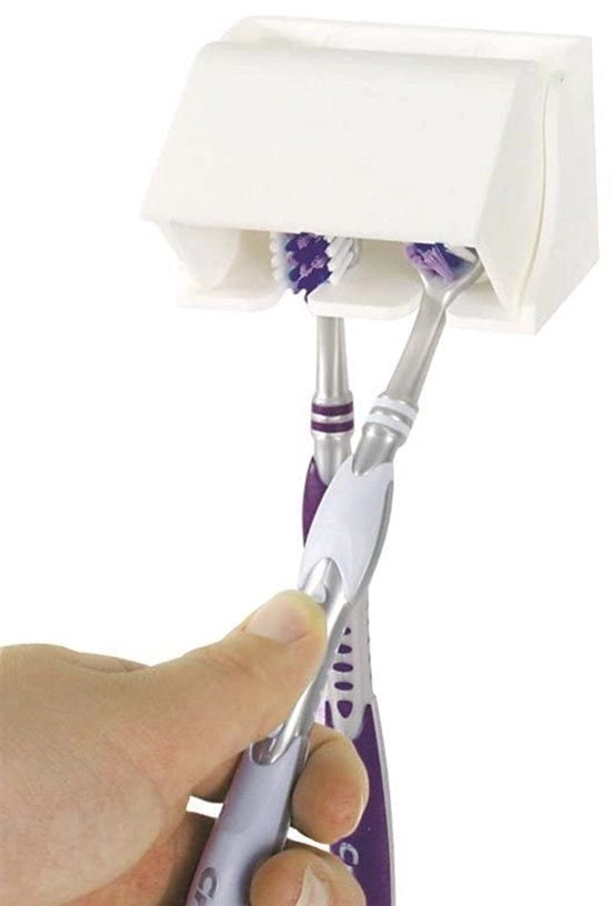Sostegno per spazzola da denti per RV - Bianco e Ventilato