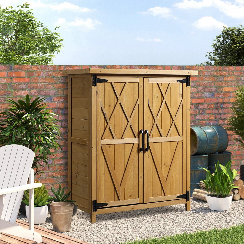 Armadio da Giardino ¨C Minimal ¨C Legno 75x40x90 cm