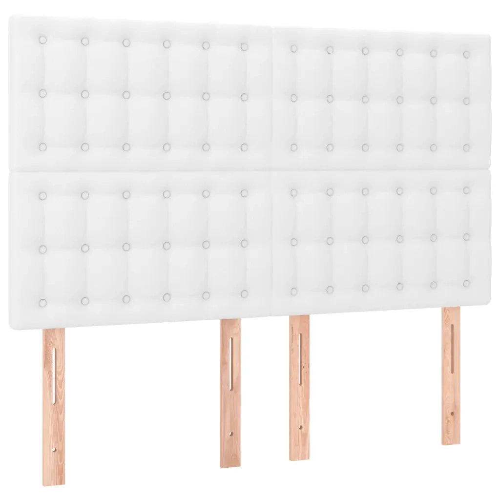 Giroletto a Molle con Materasso Bianco 140x190 cm in Similpelle 3132496