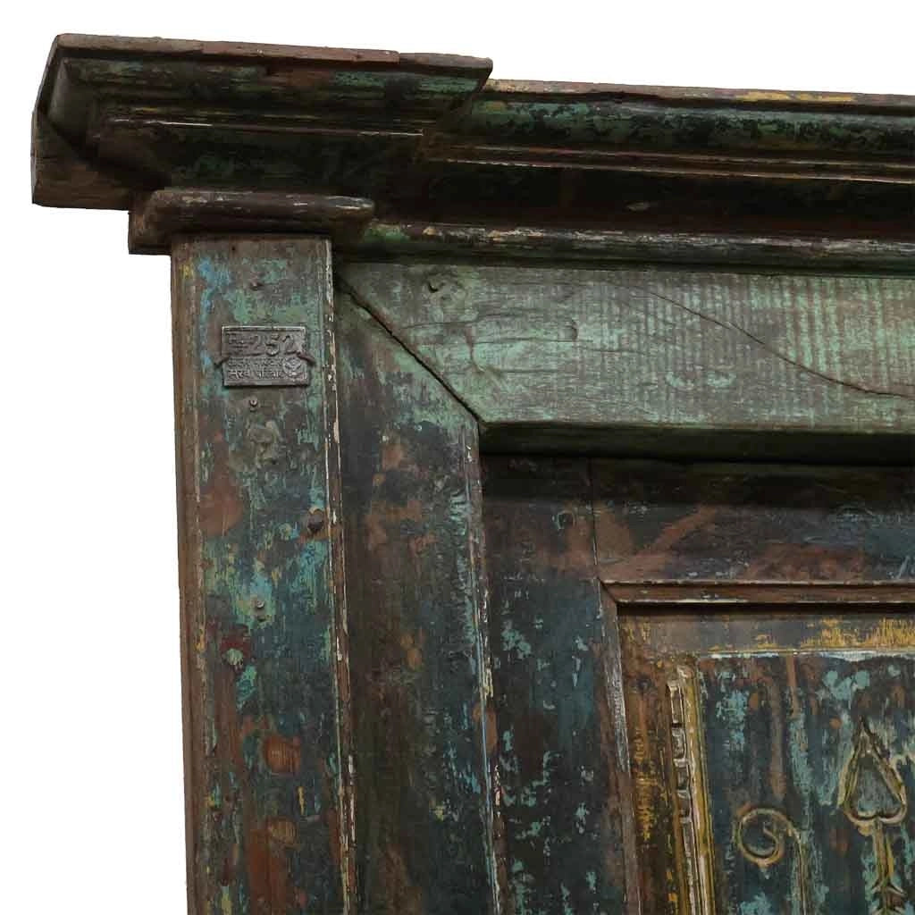 Porta in legno marrone 155x12x211h cm