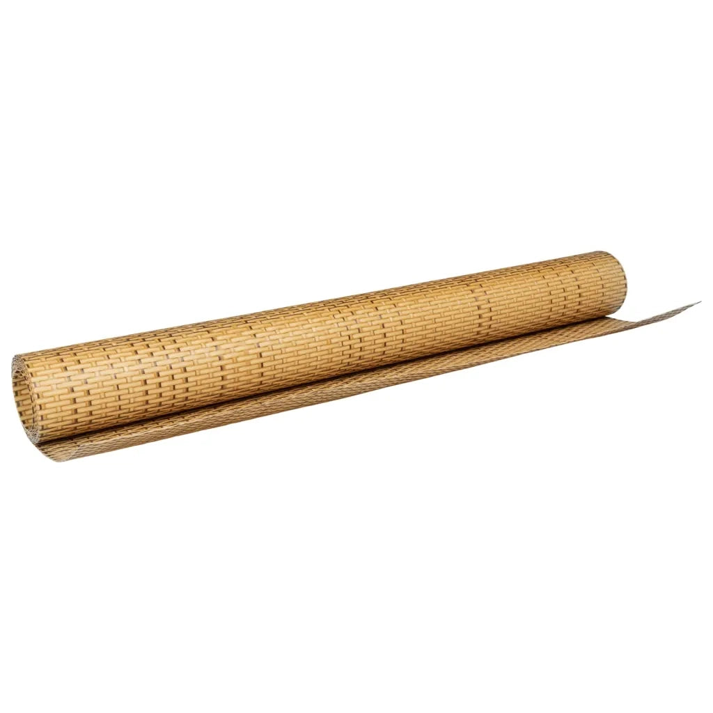 Paravento da Balcone Marrone Chiaro 500x80 cm in Polyrattan 156271