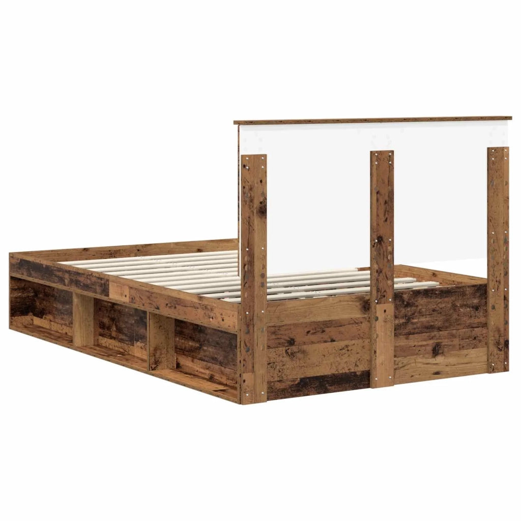 Struttura del letto Legno vecchio 120 x 190 cm Pino massello 3411044