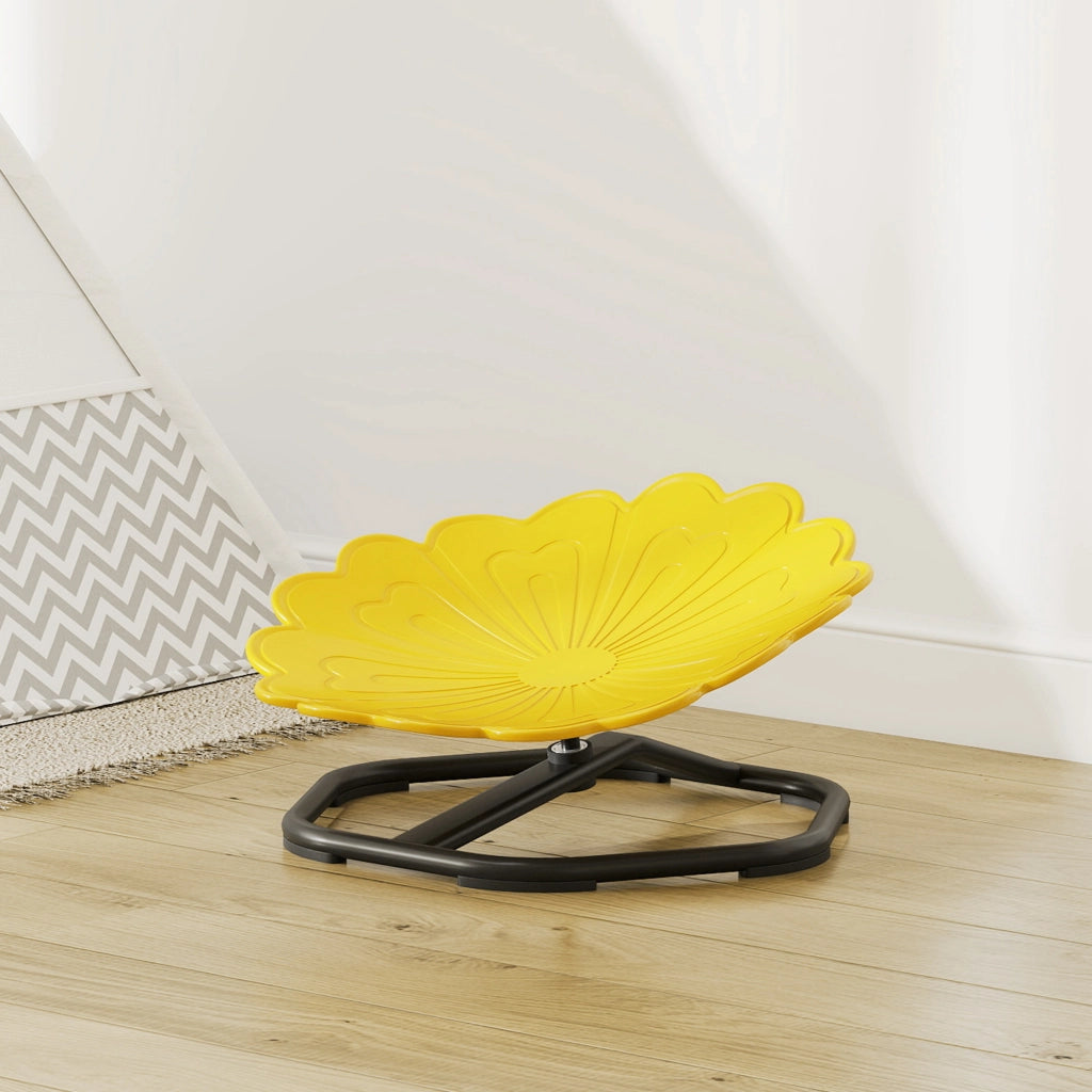 Sedia girevole per bambini ¨C Minimal ¨C gialla