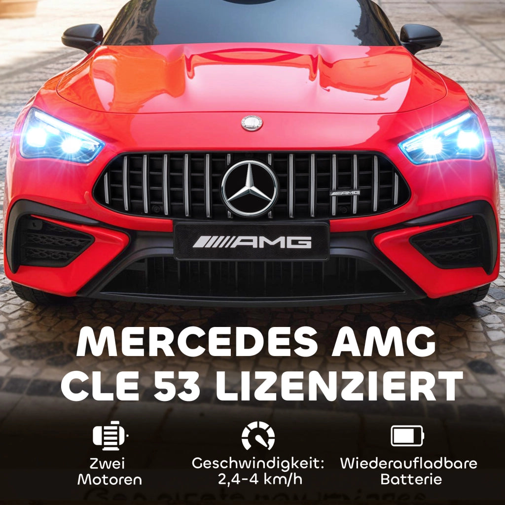 Auto Elettrica Bambini Mercedes ¨C Minimal ¨C Rosso