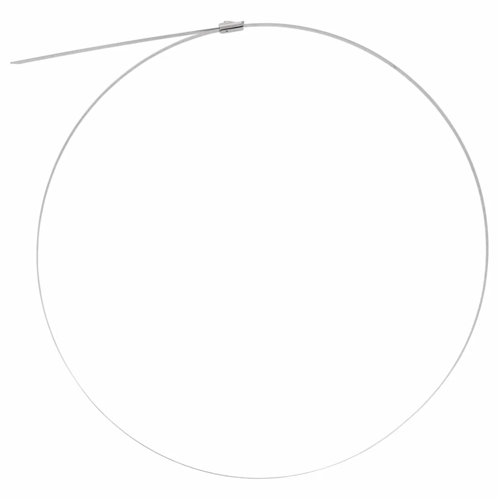 Fascetta per Cavi 50 pz 4,6 x 700 mm Argento 42029338
