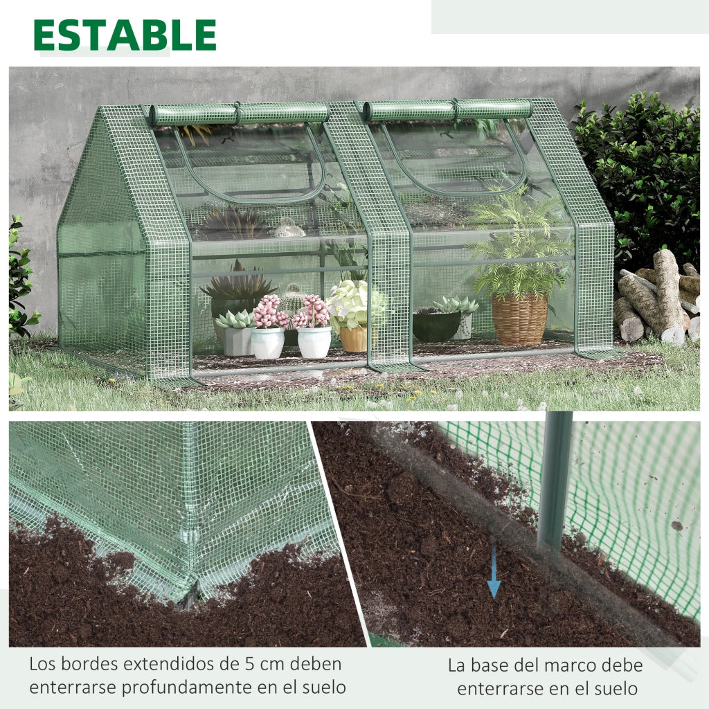 Serra da Giardino ¨C Minimal ¨C Verde Acciaio 180x90x90 cm