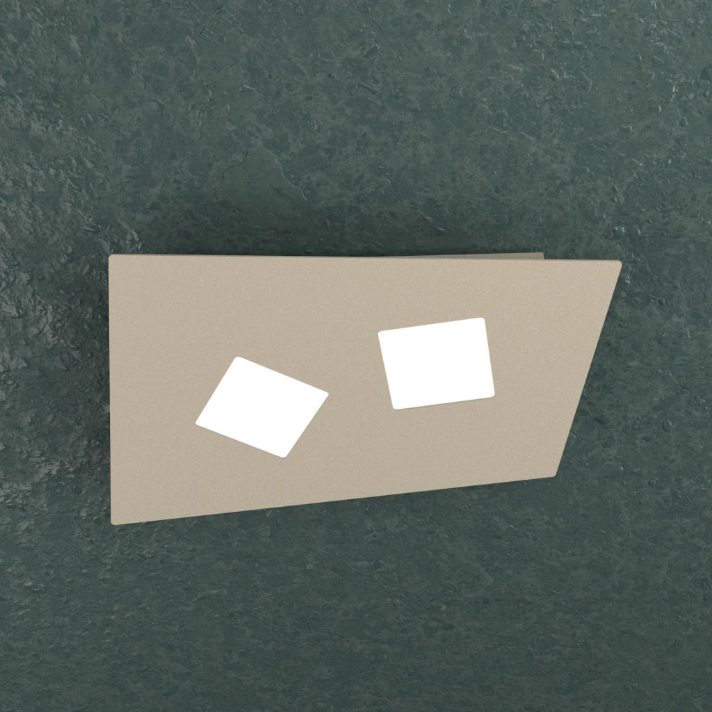 NOTE APPLIQUE-PLAFONIERA 2 LUCI SABBIA 1140-2-SA