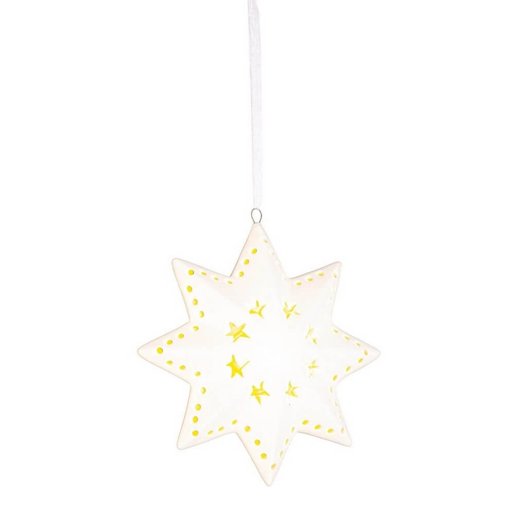 Pendaglio Opal a forma di Stella design 35 con LED (12 Pezzi)