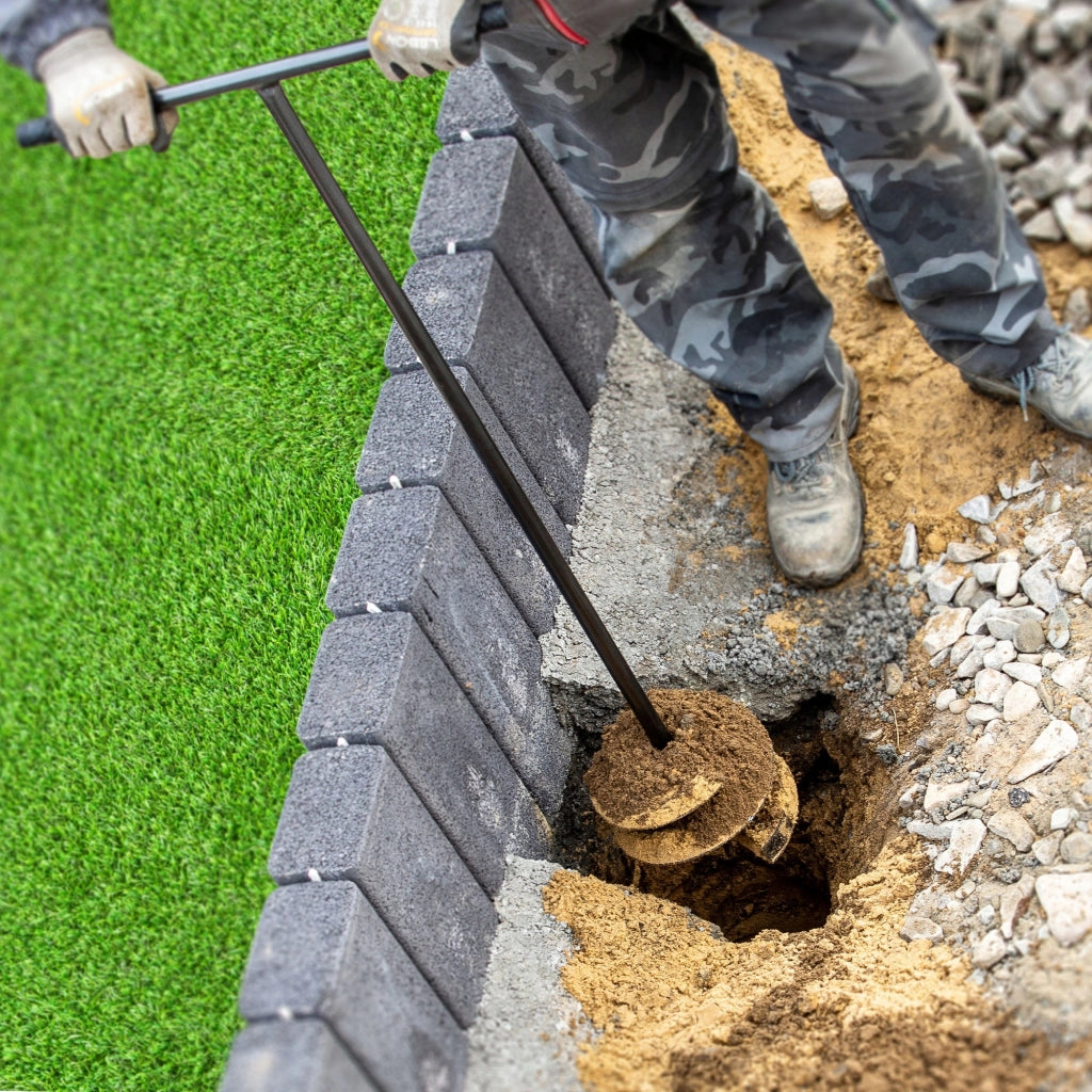 Trivella manuale per terreno KADAX, punta da trapano per pali da 100 mm