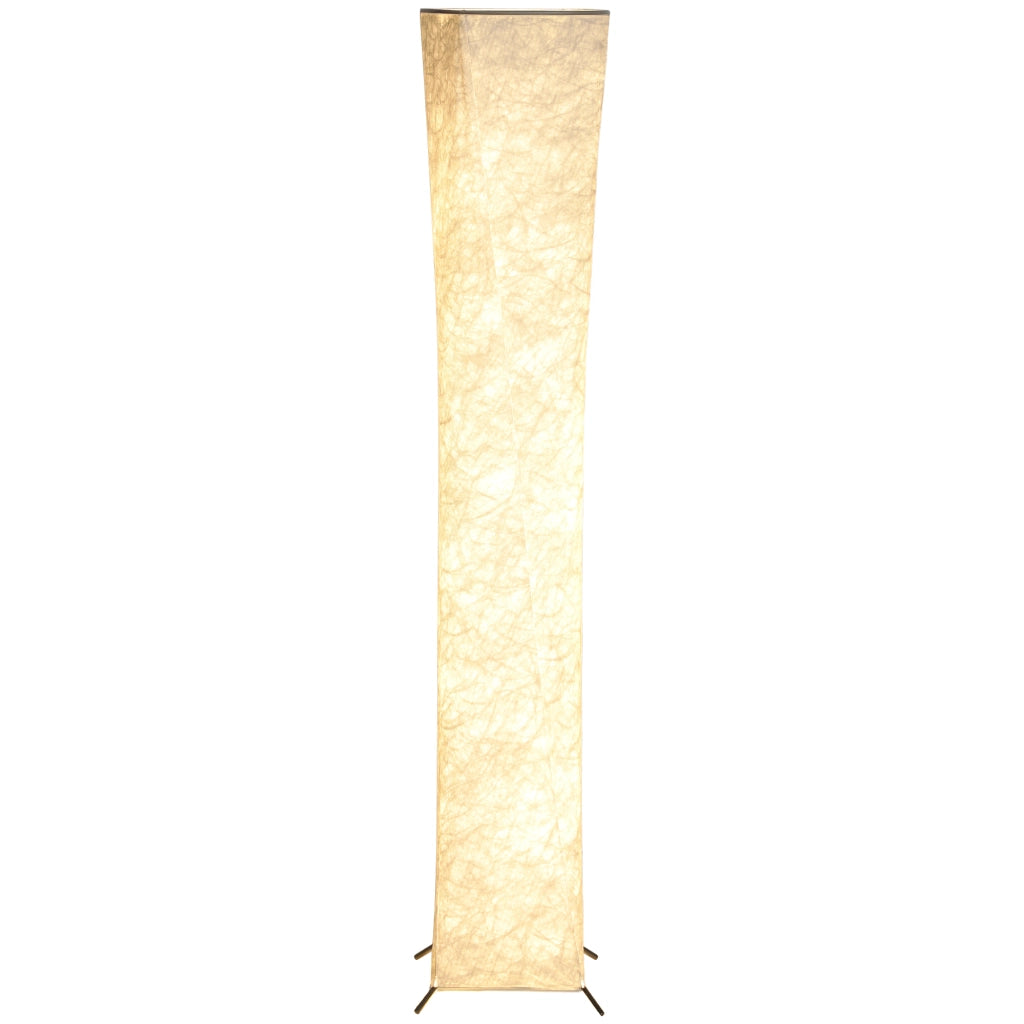 Lampada da terra con paralume in carta, interruttore a pedale, 3 livelli di luminosita, bianco ¨C zephmum
