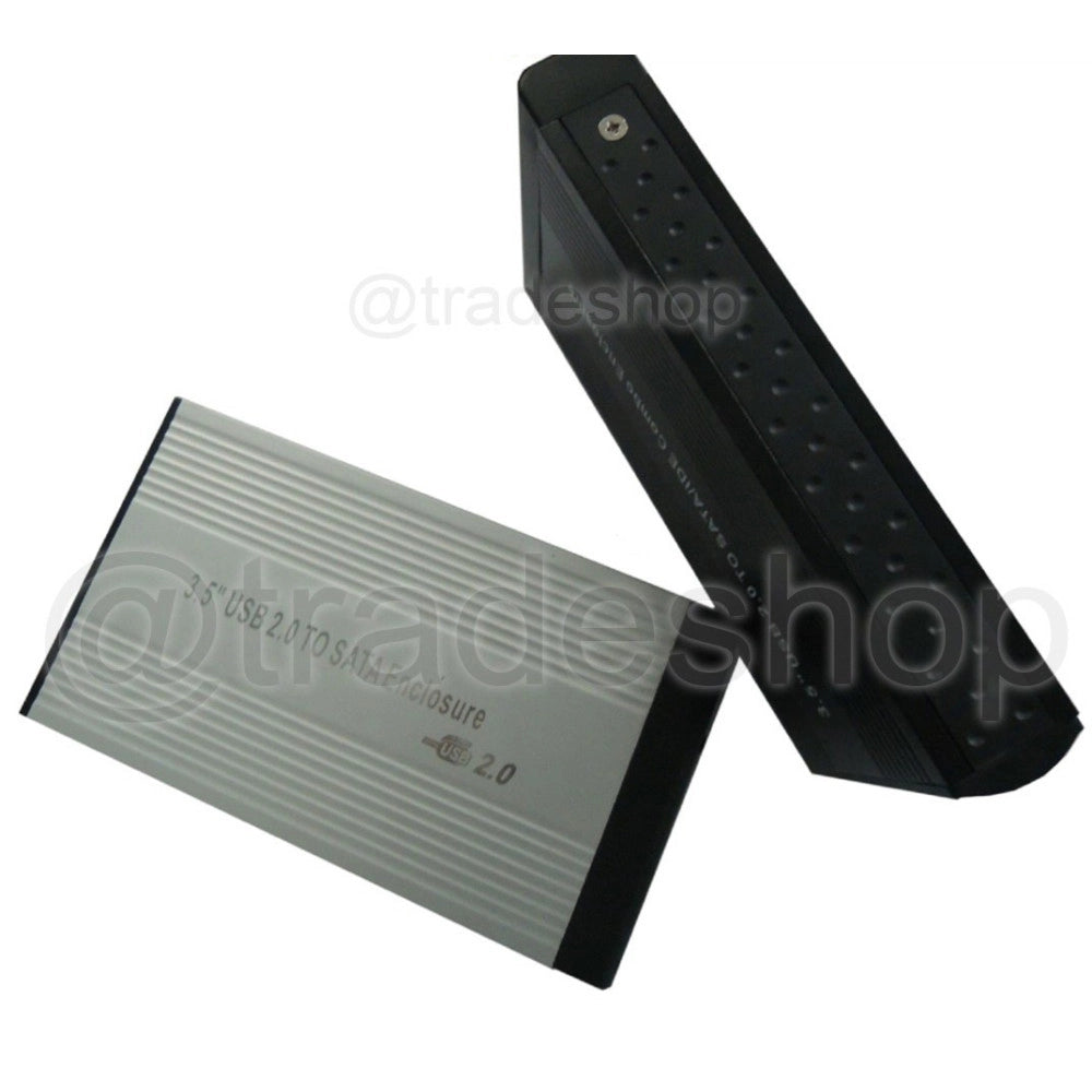 Trade Shop - Box Esterno Case Supporto Adattatore Per Hhd Hard Disk Da 3,5" Sata Usb 2.0 -