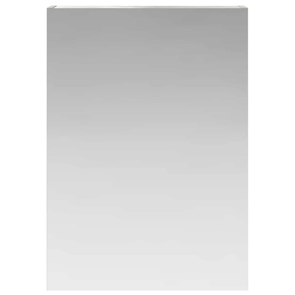 Mobiletto per specchio da bagno con lo scaffale Grigio cemento 889042