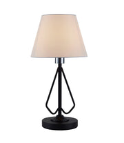 Lampada da tavolo Candellux Morley nera/beige E14 26cm