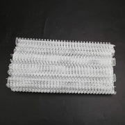 Legatura a spirale in acciaio per calendari e quaderni, 100 pezzi, formato A4, 34 denti, 3-1 doppia curvatura.