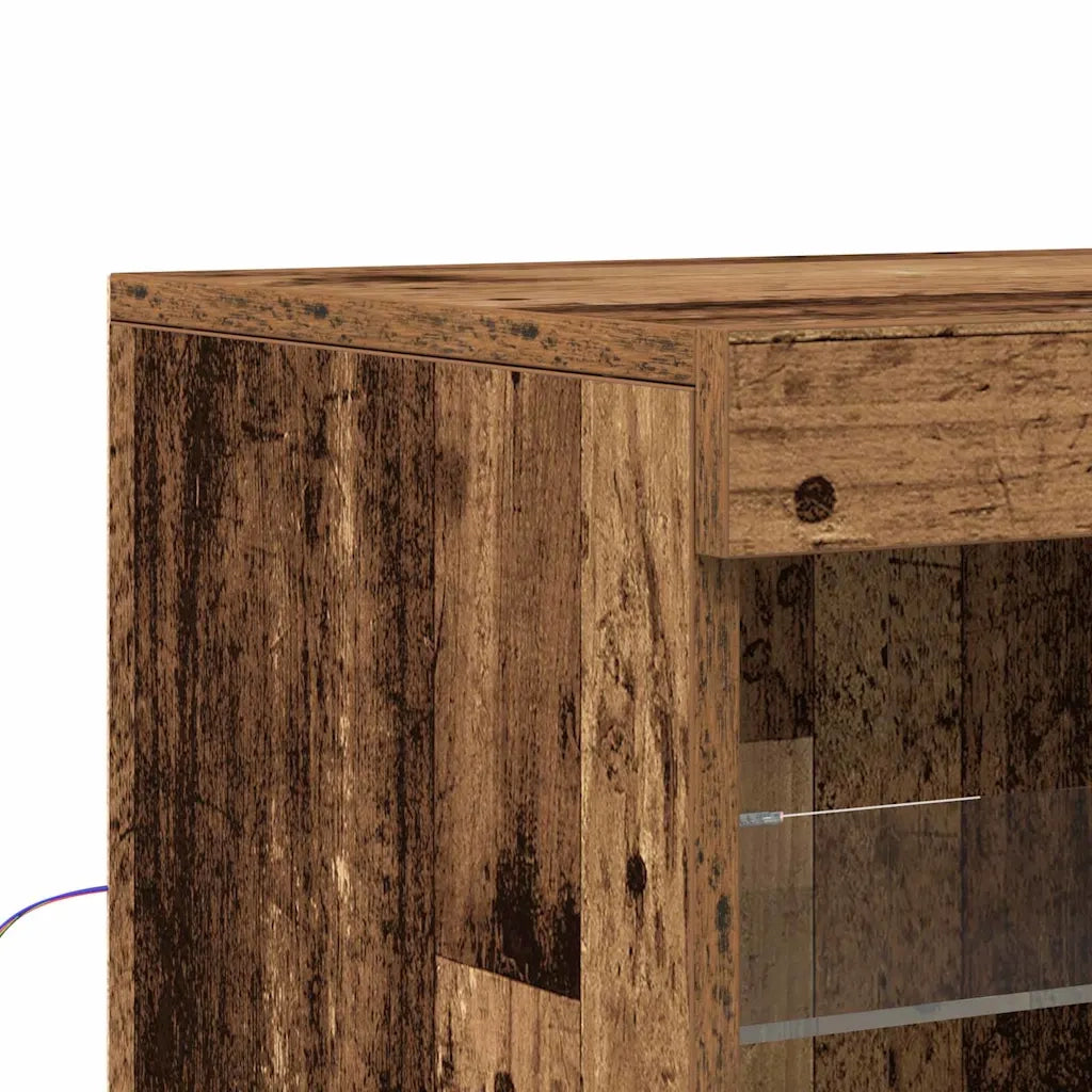 Madia LED Legno vecchio 60,5 x 37 x 67 cm Legno multistrato 863042