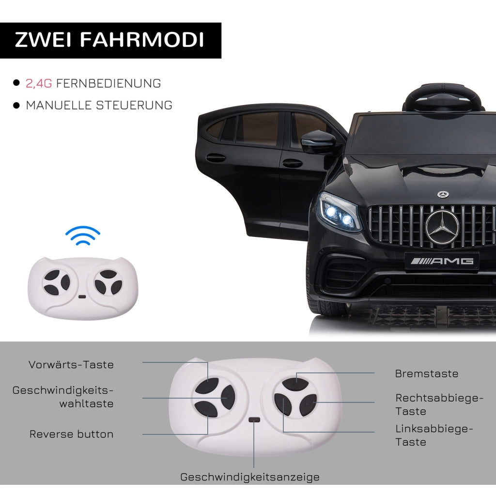 Auto Elettrica per Bambini 12V con Telecomando ¨C Zephmum ¨C Nero