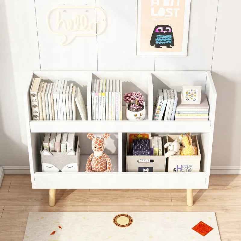 Libreria Bianca 60x25x80 cm Ideale per Ogni Ambiente