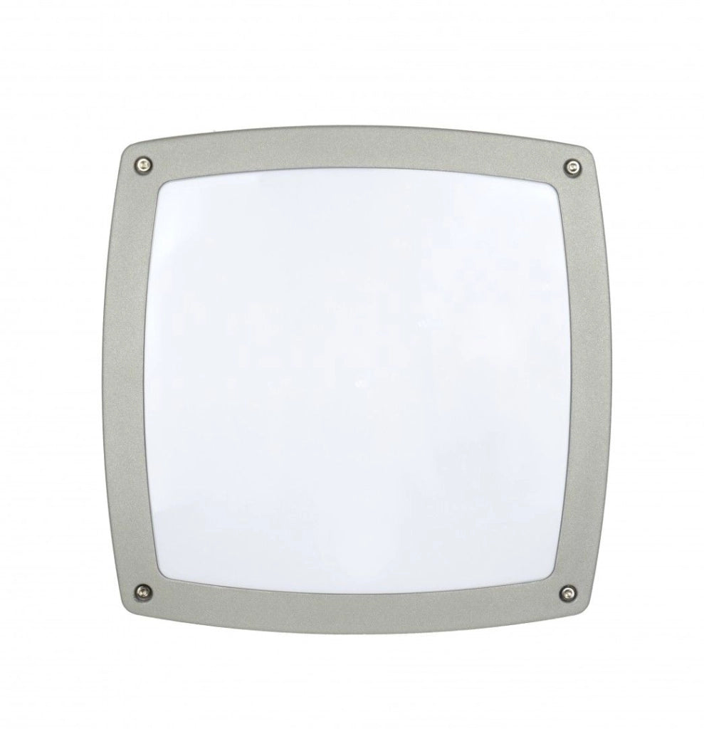 Plafoniera esterna 30cm 2xE27 argento IP44 SU-MA Nex