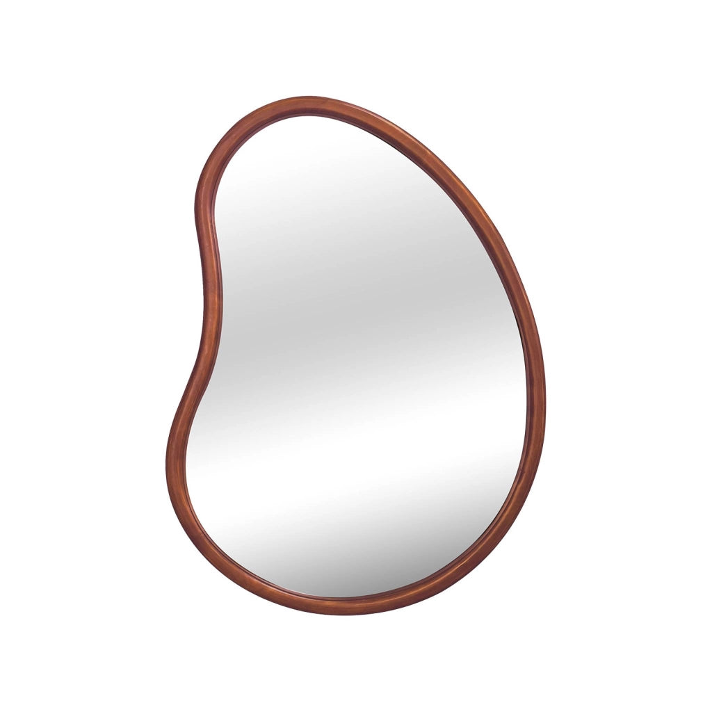Specchio in legno di abete, 95cm, marrone