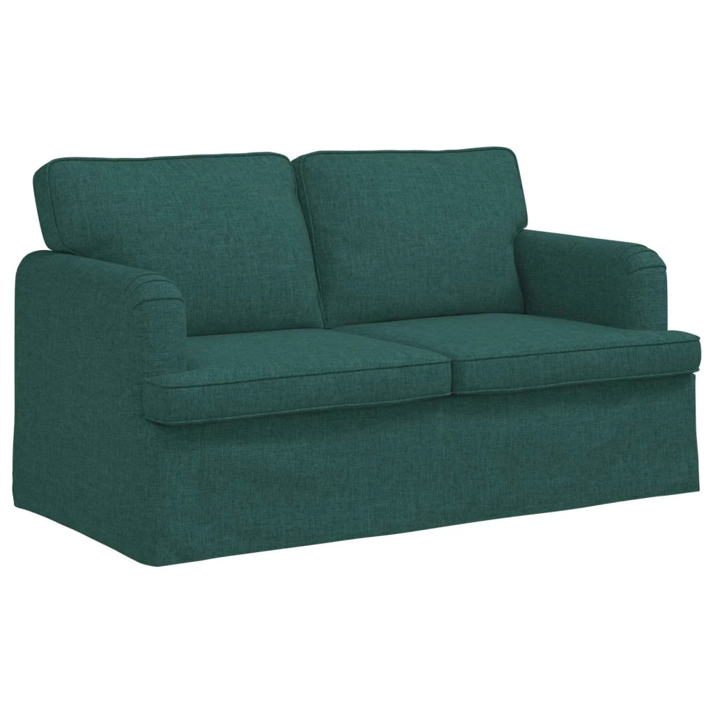 Set di divani 2 pcs Verde Scuro 144 x 80 x 85 cm Tessuto 3407519