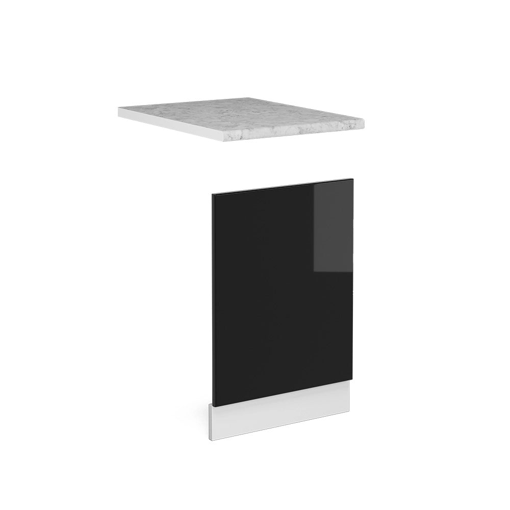 Vicco Pannello frontale Nero lucido 45 cm , PL Marmo