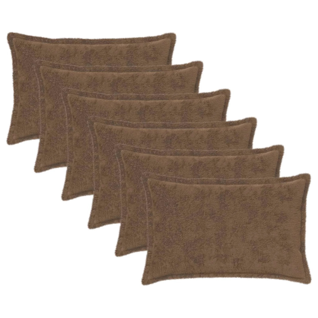 Federa 6 pz HOUTEN Marrone Chiaro 50 x 75 cm 919992
