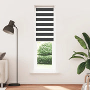 Tenda a rullo | Tenda avvolgibile Zebra Nero Larghezza Tessuto 55,9 cm Poliestere