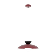 Lampada a sospensione Mulan 1xG9 bordeaux nero bianco Emibig