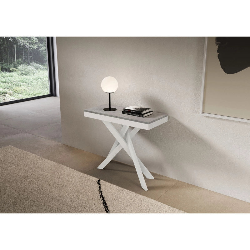 Consolle allungabile 90x40/300 cm Saki Evolution - Cemento