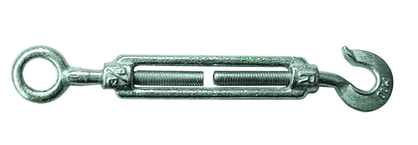 TENDITORE A OCCHIO E GANCIO PER FUNI  mm. 8 (5/16) 30.00 pz