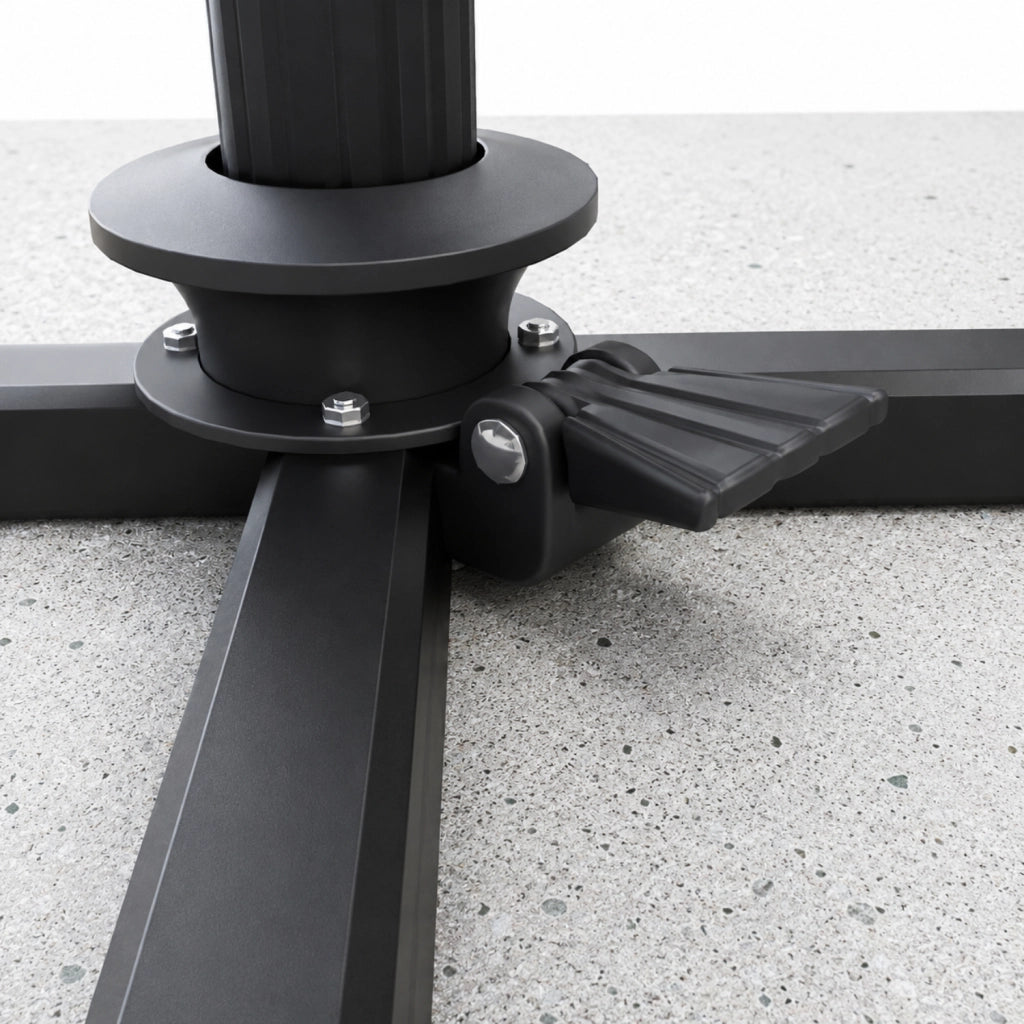 Ombrellone Da Giardino Piscina Gazebo Terrazze Bar Hotel Braccio Retrattile Per Esterni Acciaio Inossidabile Braccio Rotabile 360 Gradi Telo 180 G M2 Impermeabile Resistente Ai Raggi UV 3X3 M Tortora