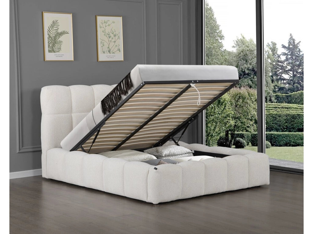 Letto contenitore "Davos" - Bianco