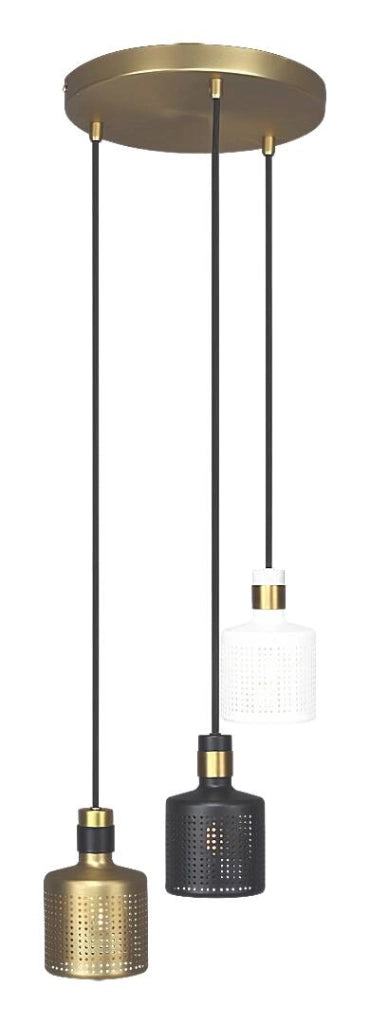 Lampada a sospensione Rabalux Alberta 3 luci E27 oro