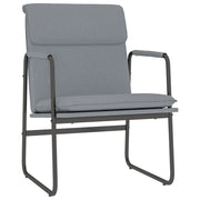 Poltrona | Sedia Lounge Grigio Chiaro 55x64x80 cm in Tessuto