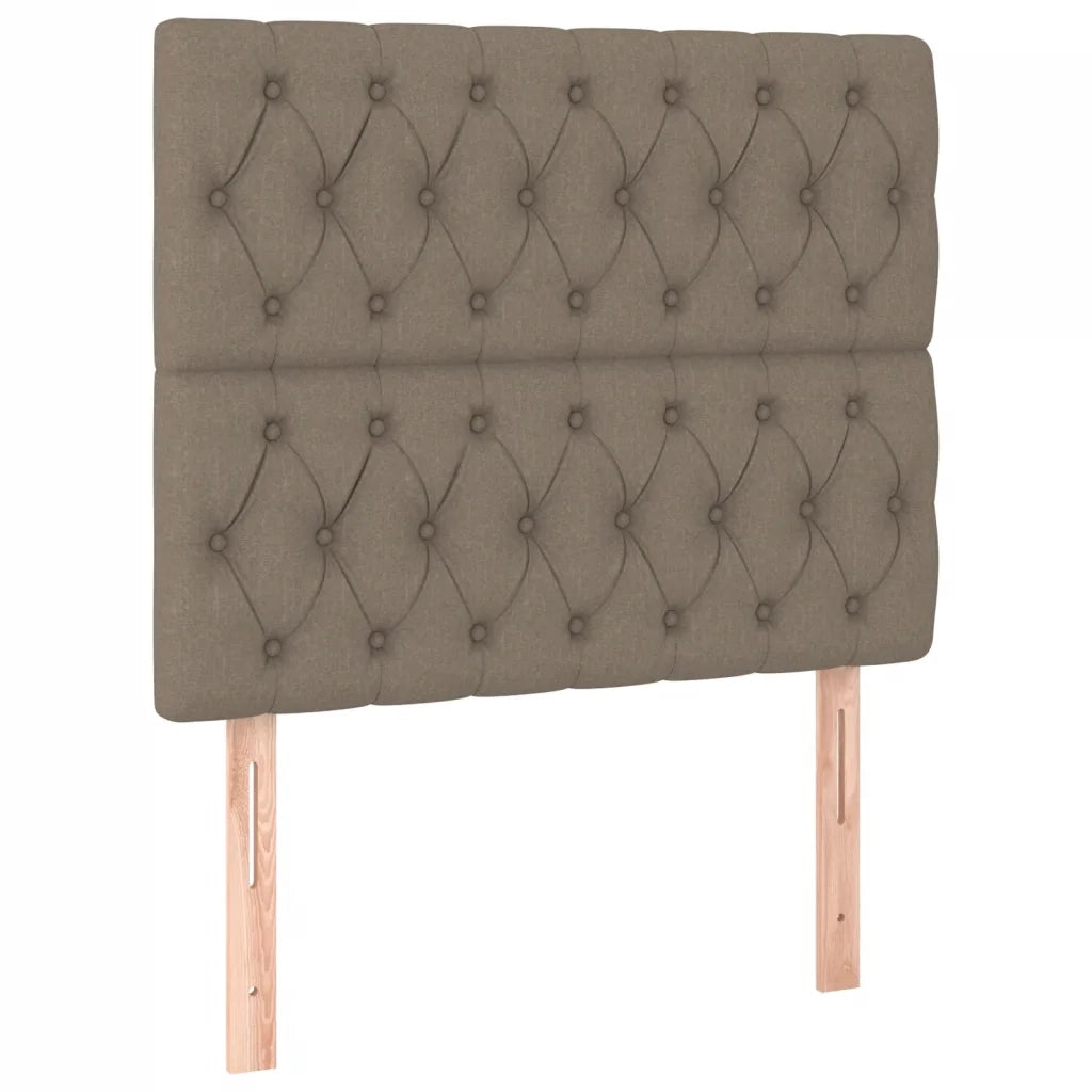 Giroletto a Molle con Materasso Tortora 90x190 cm in Tessuto