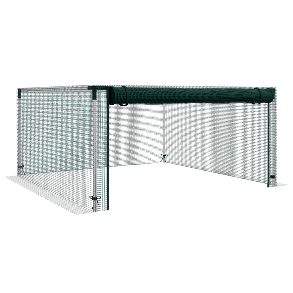 Rete Protettiva per Piante ¨C Minimal ¨C Verde/Argento 125x125x62.5 cm