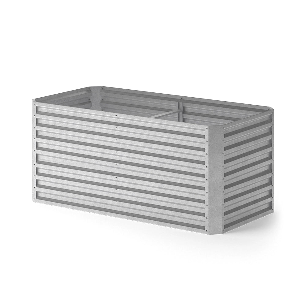 OK-Living Letto per orto rialzato Argento 180 x 90 cm