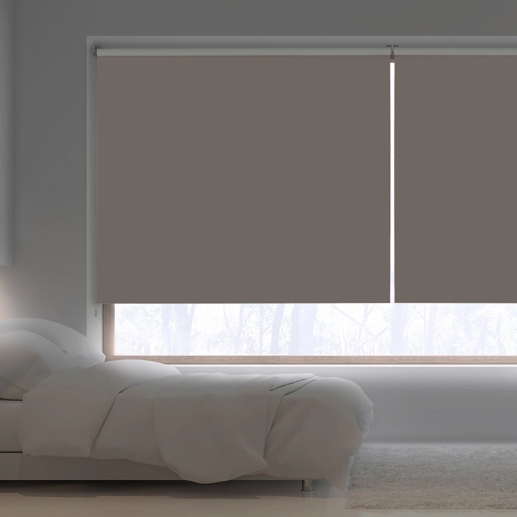 VIEWTEX Tenda a rullo opaca termica/oscurante Tessile Testurizzato marrone 180x250 cm