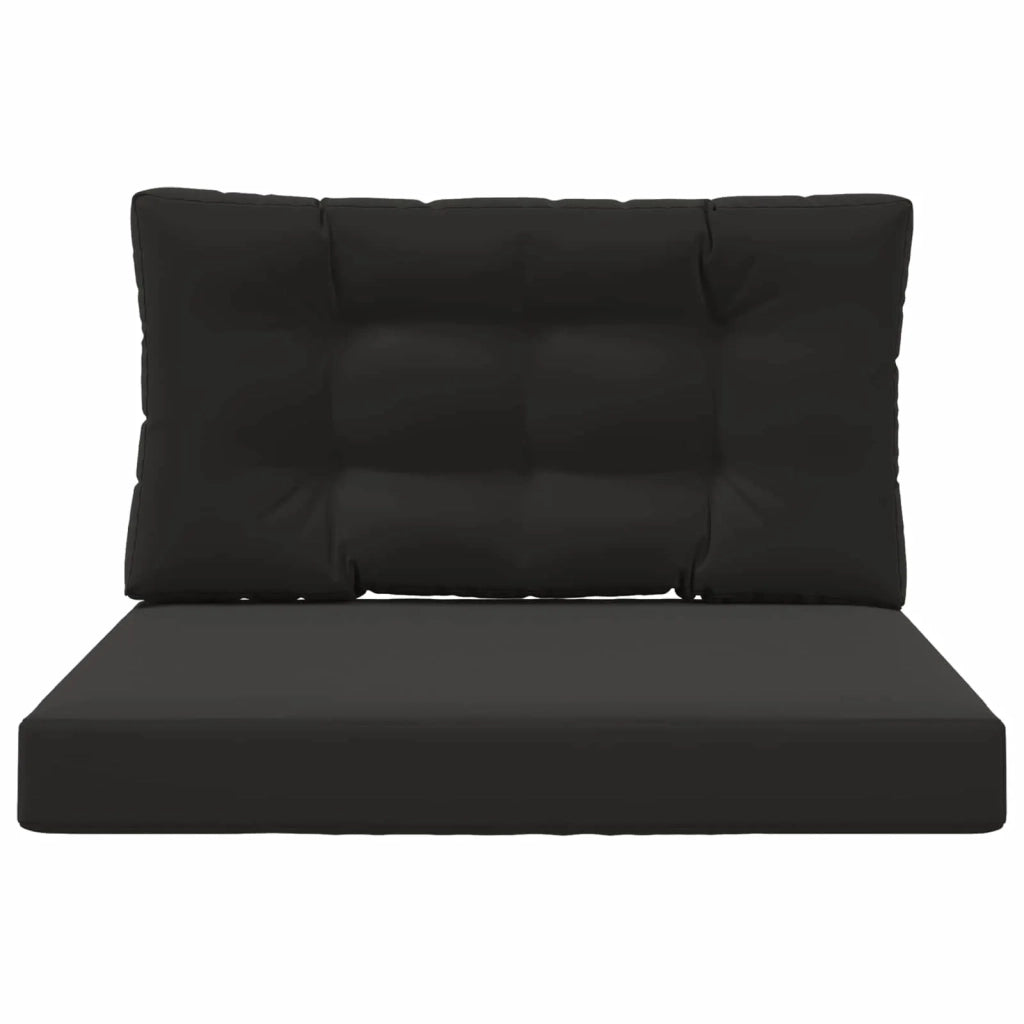 Cuscino per divano da esterno 2 pcs Nero Poliestere 900853